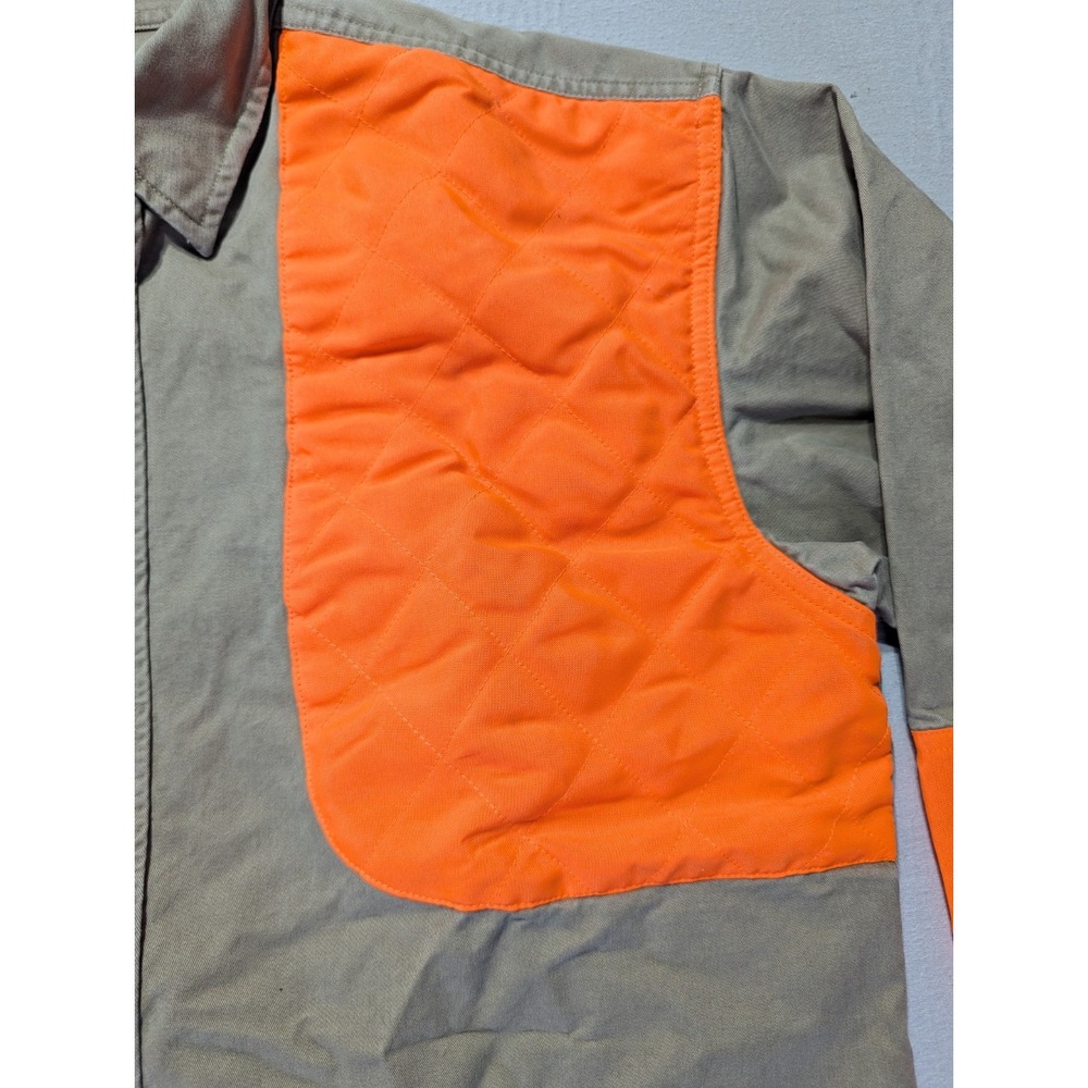 RedHead Upland Hunting Shirt Mens M Blaze Orange Bird Hunting Cotton Button Up - Picture 9 of 14